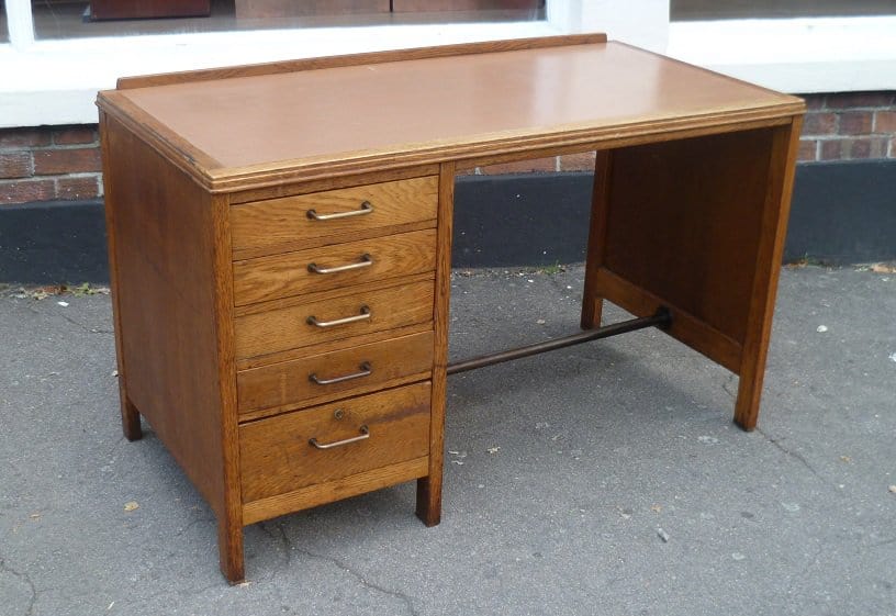 1950's oak desk
