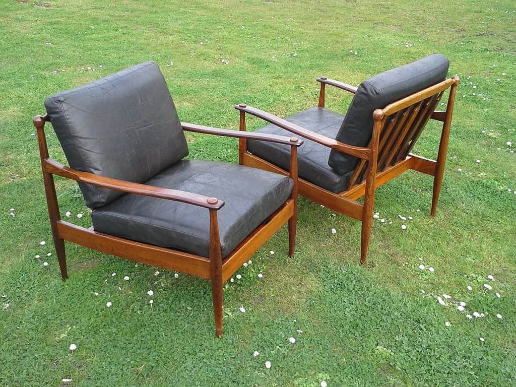 Danish mid-century rosewood armchairs