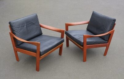 Illum Wikkelso Teak Armchair for Eilersen